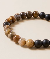 Two Tone Beaded Bracelet