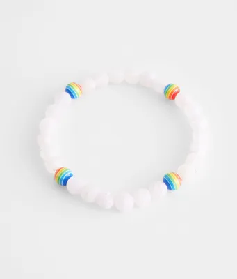 BKE Rainbow Bead Bracelet