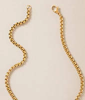 Round Box Chain 24" Necklace