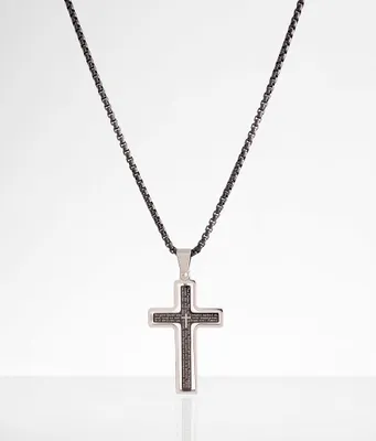 BKE Lord's Prayer Cross Necklace