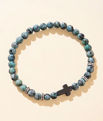 BKE Marble Cross Bracelet