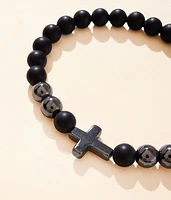 Cross Beaded Bracelet