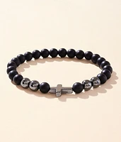 BKE Cross Beaded Bracelet