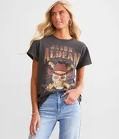 Goodie Two Sleeves Jason Aldean Night Train Band T-Shirt