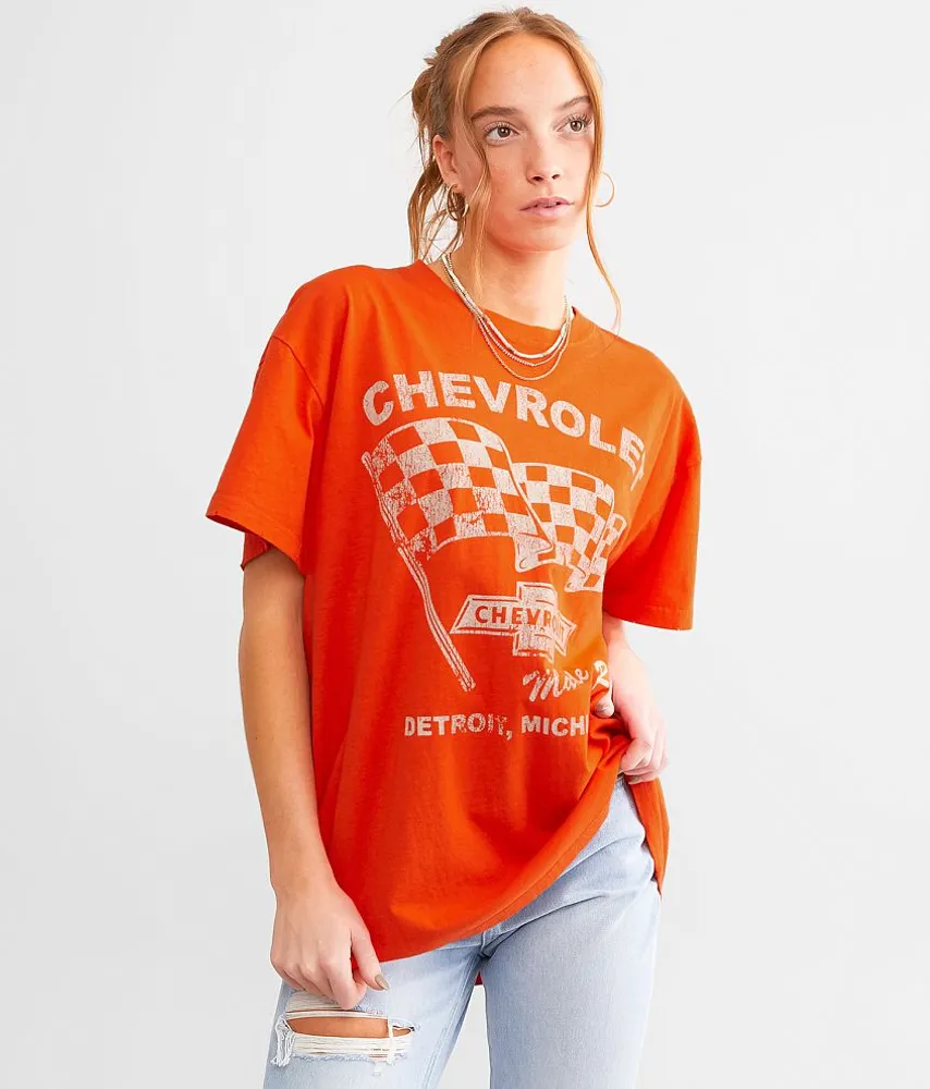 Goodie Two Sleeves Chevrolet Made To Race Oversized T-Shirt