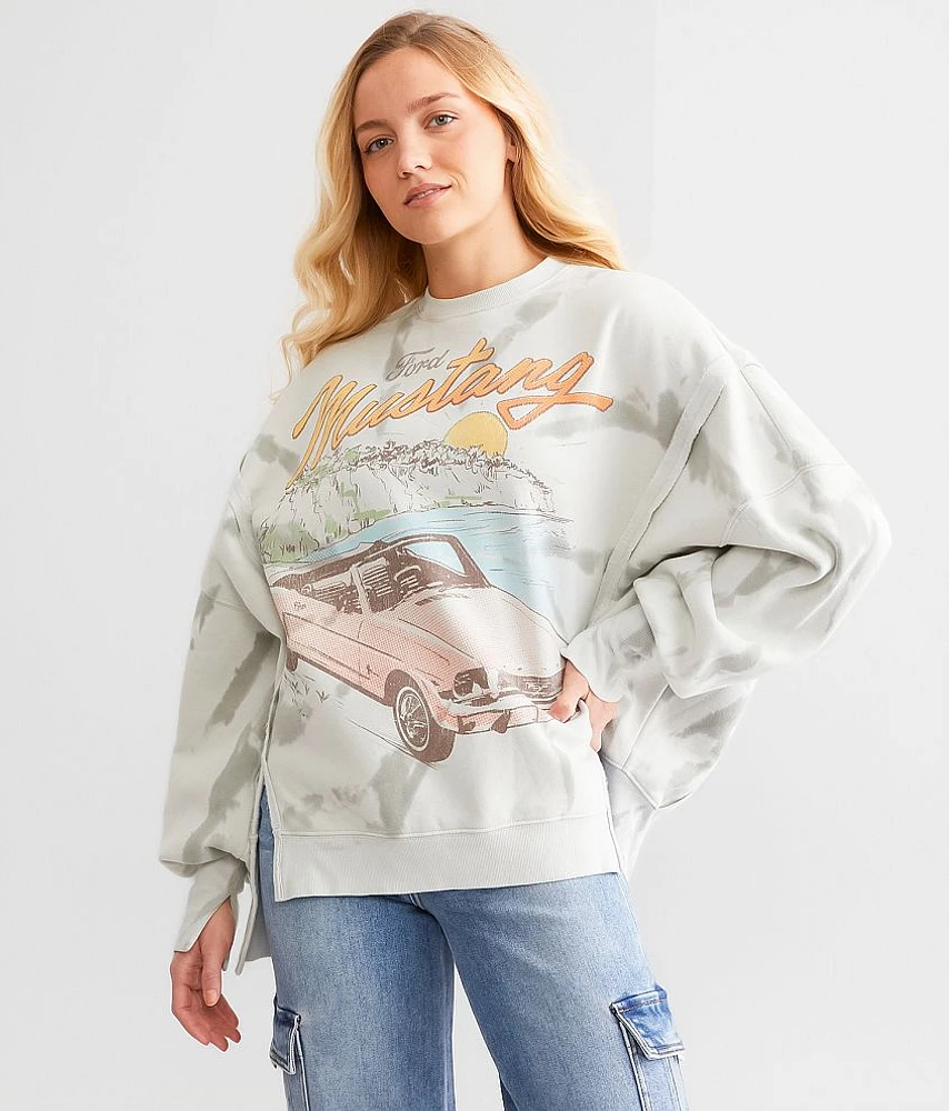 Goodie Two Sleeves Ford Mustang Oversized Pullover