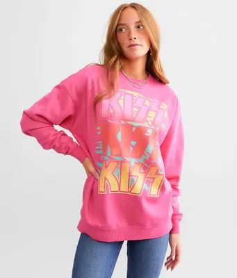 Goodie Two Sleeves KISS Oversized Band Pullover