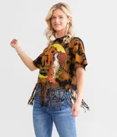 Goodie Two Sleeves Janis Joplin Fringe Band T-Shirt