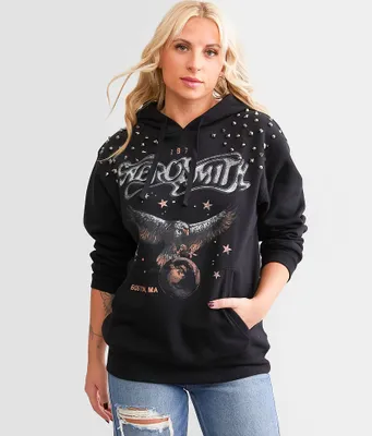 Aerosmith Rivet Band Hooded Sweatshirt