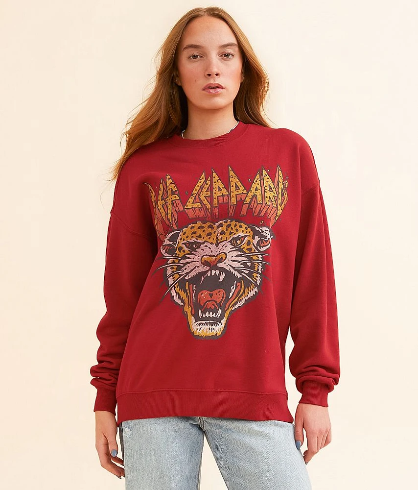 Goodie Two Sleeves Def Leppard Band Pullover