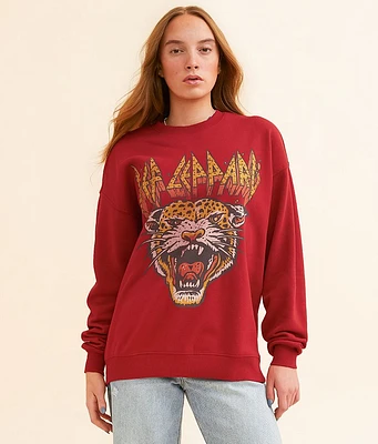 Goodie Two Sleeves Def Leppard Band Pullover