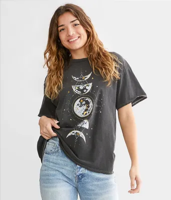 Goodie Two Sleeves Celestial Moon T-Shirt