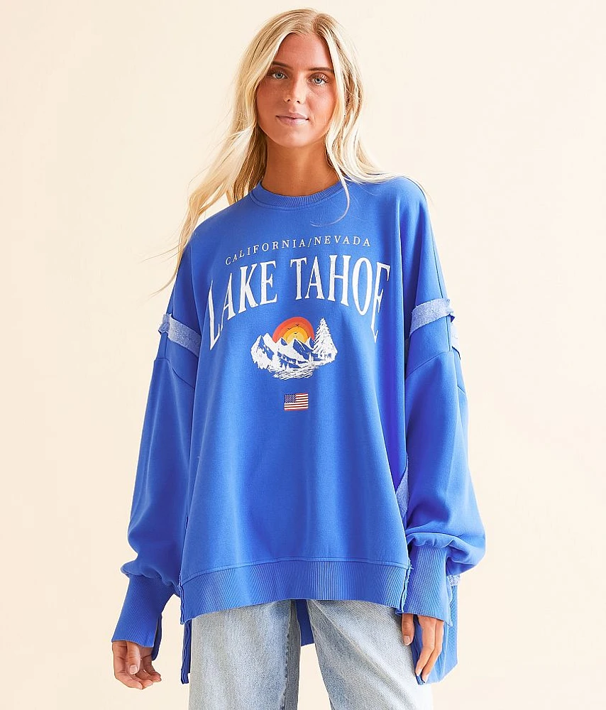 Goodie Two Sleeves Lake Tahoe Oversized Pullover