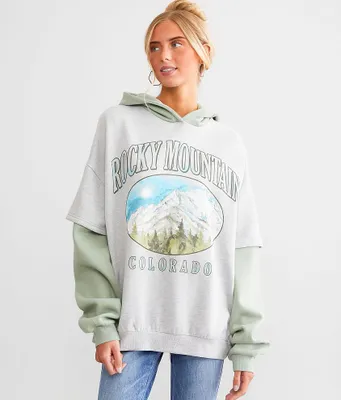 Goodie Two Sleeves Rocky Mountain Hooded Sweatshirt