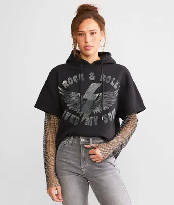Goodie Two Sleeves Rock & Roll Hooded Sweatshirt