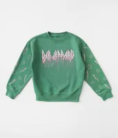 Girls - Goodie Two Sleeves Def Leppard Band Pullover