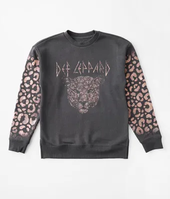 Girls - Goodie Two Sleeves Def Leppard Band Pullover