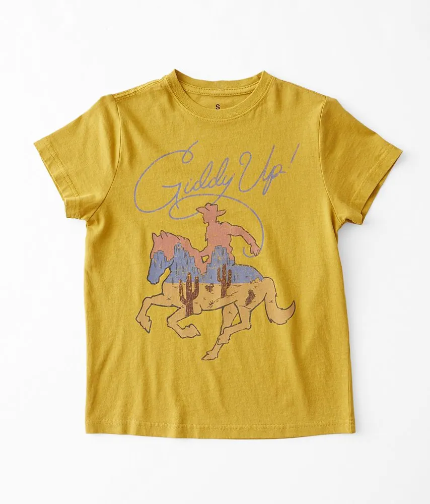 Girls - Goodie Two Sleeves Giddy Up T-Shirt