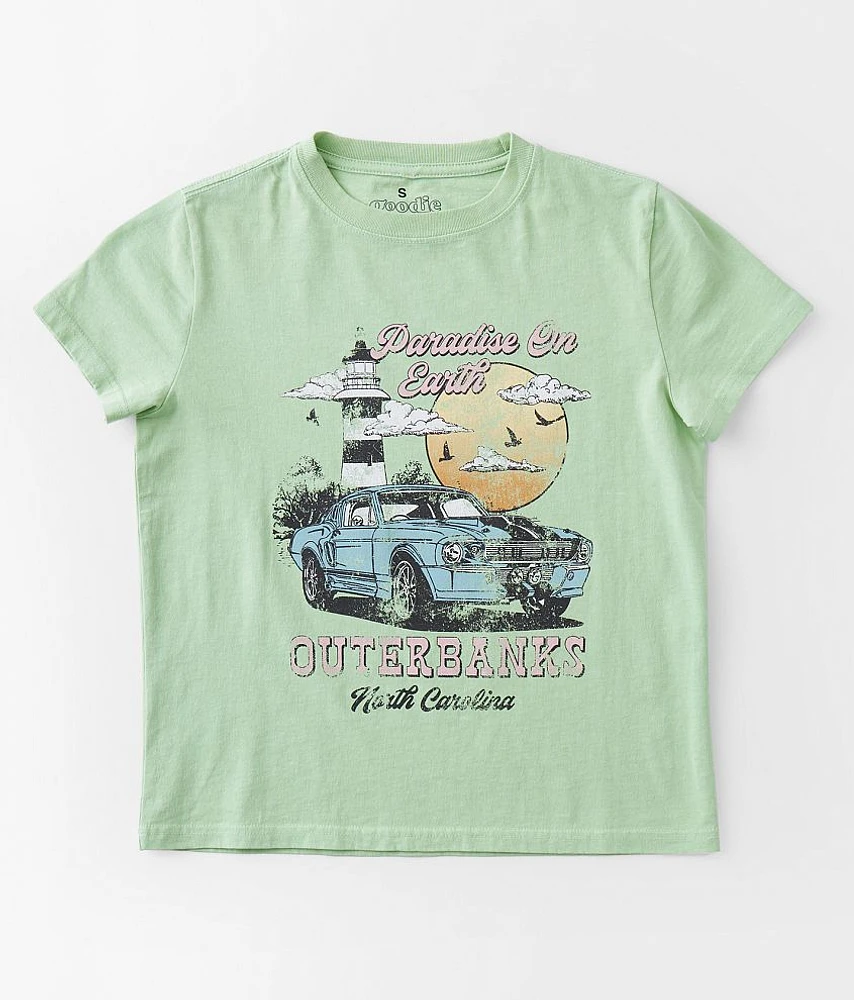 Girls - Goodie Two Sleeves Outerbanks T-Shirt