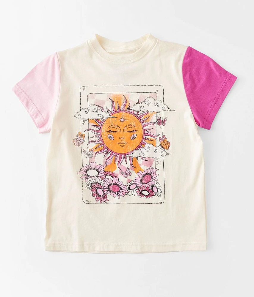 Girls - Goodie Two Sleeves Celestial Sun T-Shirt