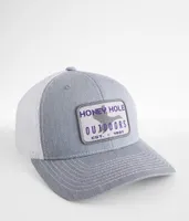 Honey Hole Grey Duck Trucker Hat