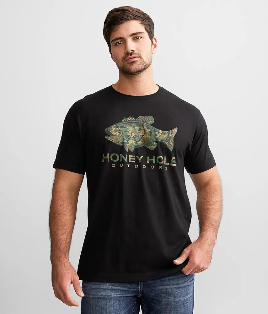 Honey Hole Camo Bass T-Shirt