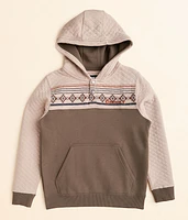 Boys - Hooey Jimmy Quarter Snap Hooded Sweatshirt