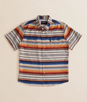 Boys - Striped Serape Performance Shirt