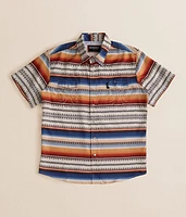 Boys - Striped Serape Performance Shirt