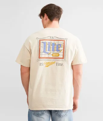 Junkfood Miller Lite® Stained Glass T-Shirt