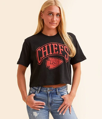 Junkfood Kansas City Chiefs Blitz Cropped T-Shirt