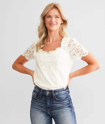 Floral Lace Top