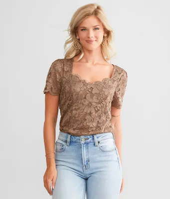 Daytrip Floral Lace Top