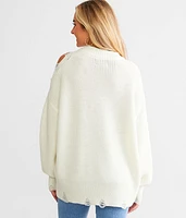 Cold Shoulder Sweater