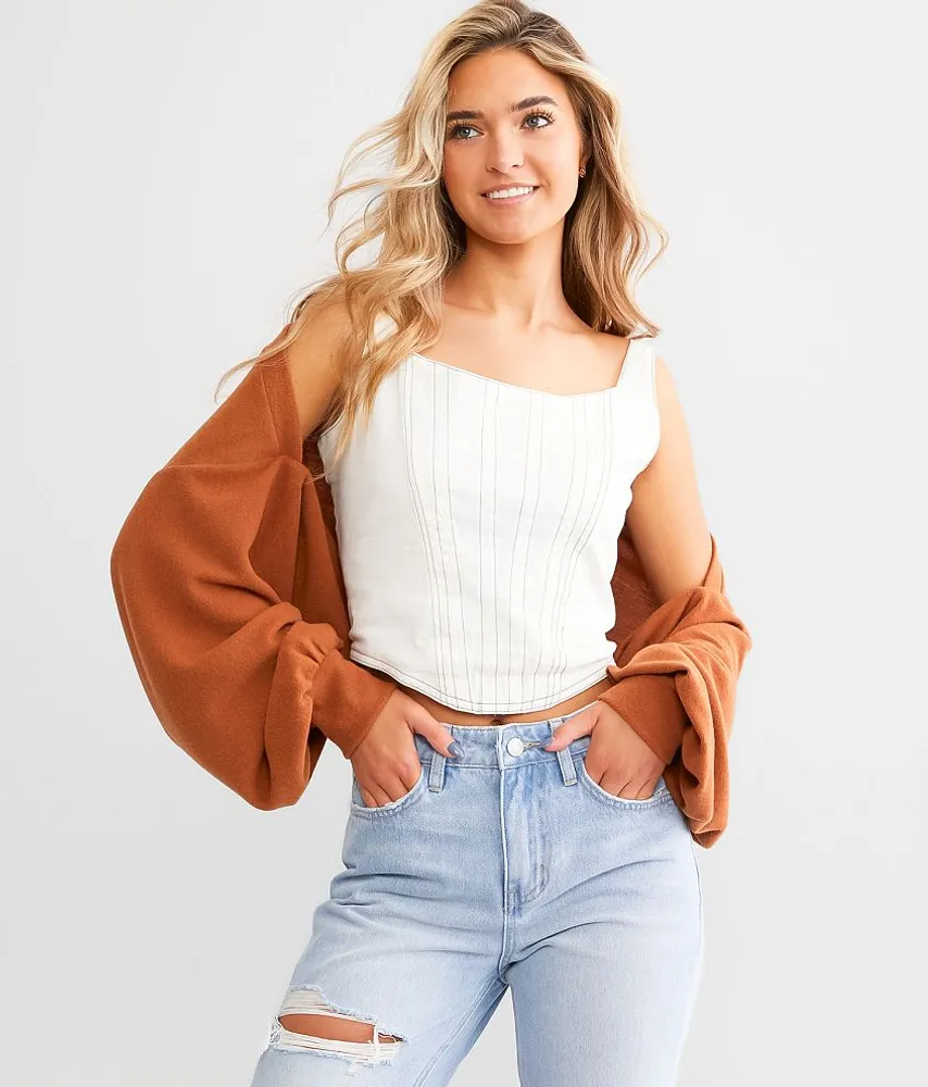 Illa Illa Cropped Bolero Cardigan Sweater