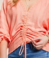 Crochet Cinch Tie Top