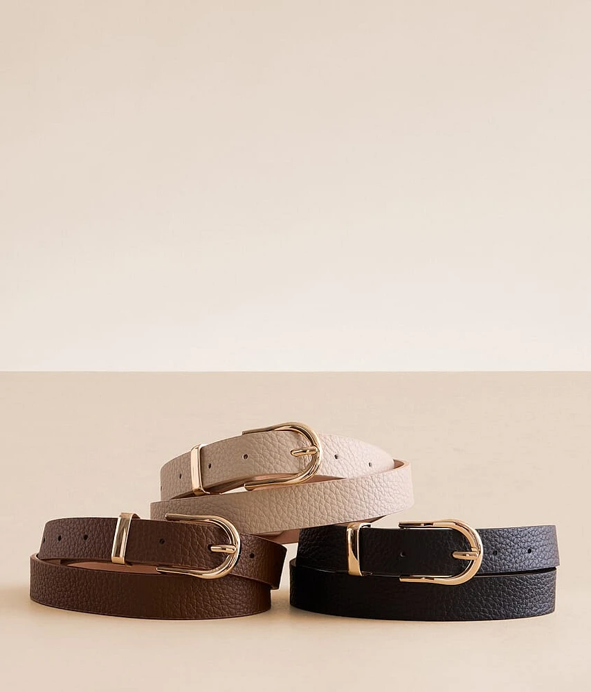 3 Pack Mixed Belt Set