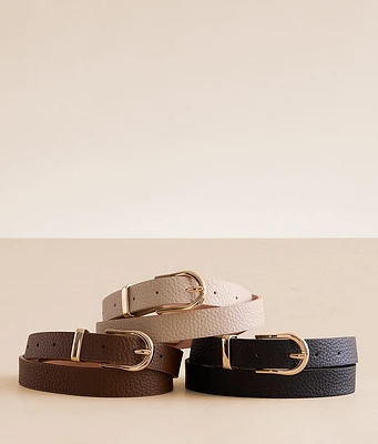 3 Pack Mixed Belt Set