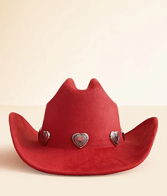 Illuma Heart Concho Cowboy Hat