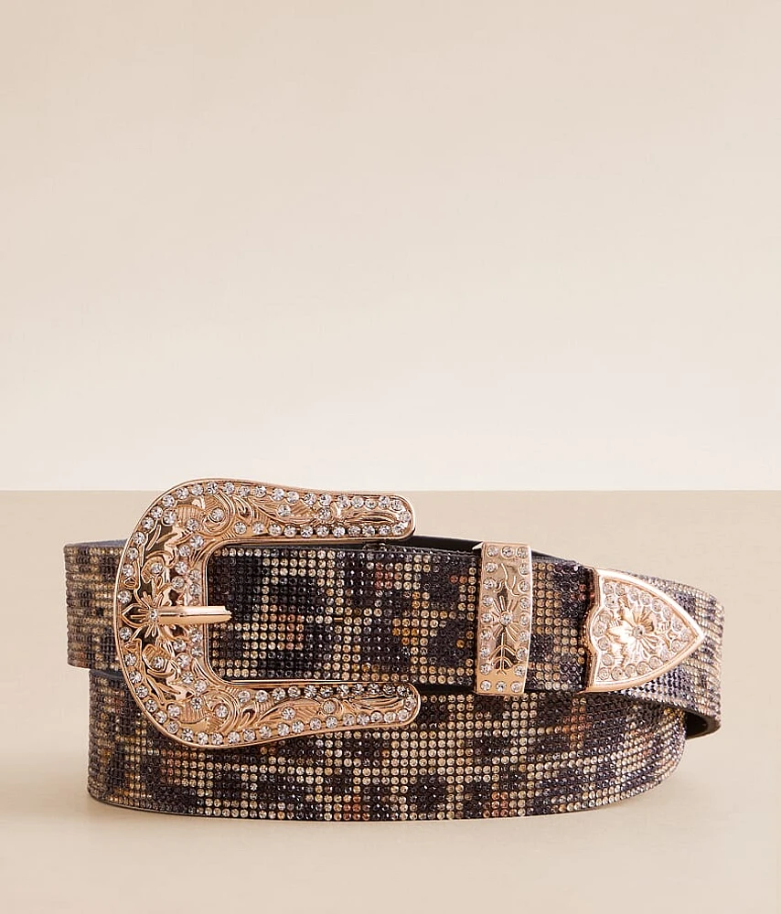 Leopard Glitz Belt