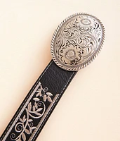 Embroidered Western Belt