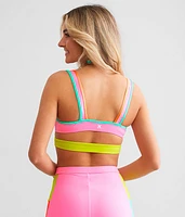 Around The Block Neon Swim Top