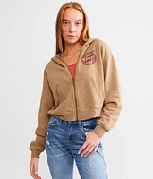 Surf Queen Cropped Hoodie