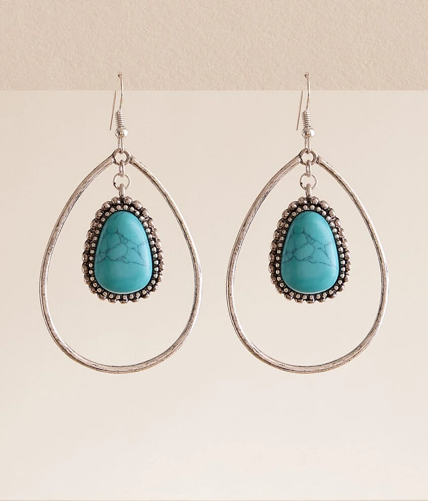 Turquoise Teardrop Earring