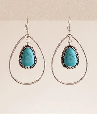 Turquoise Teardrop Earring