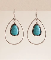 Turquoise Teardrop Earring
