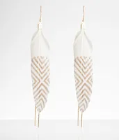 boutique by BKE Feather Drop Earring