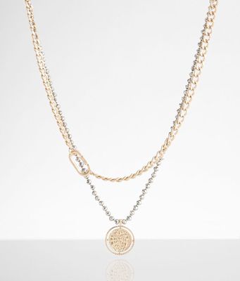 BKE 2 Pack Coin Necklace Set