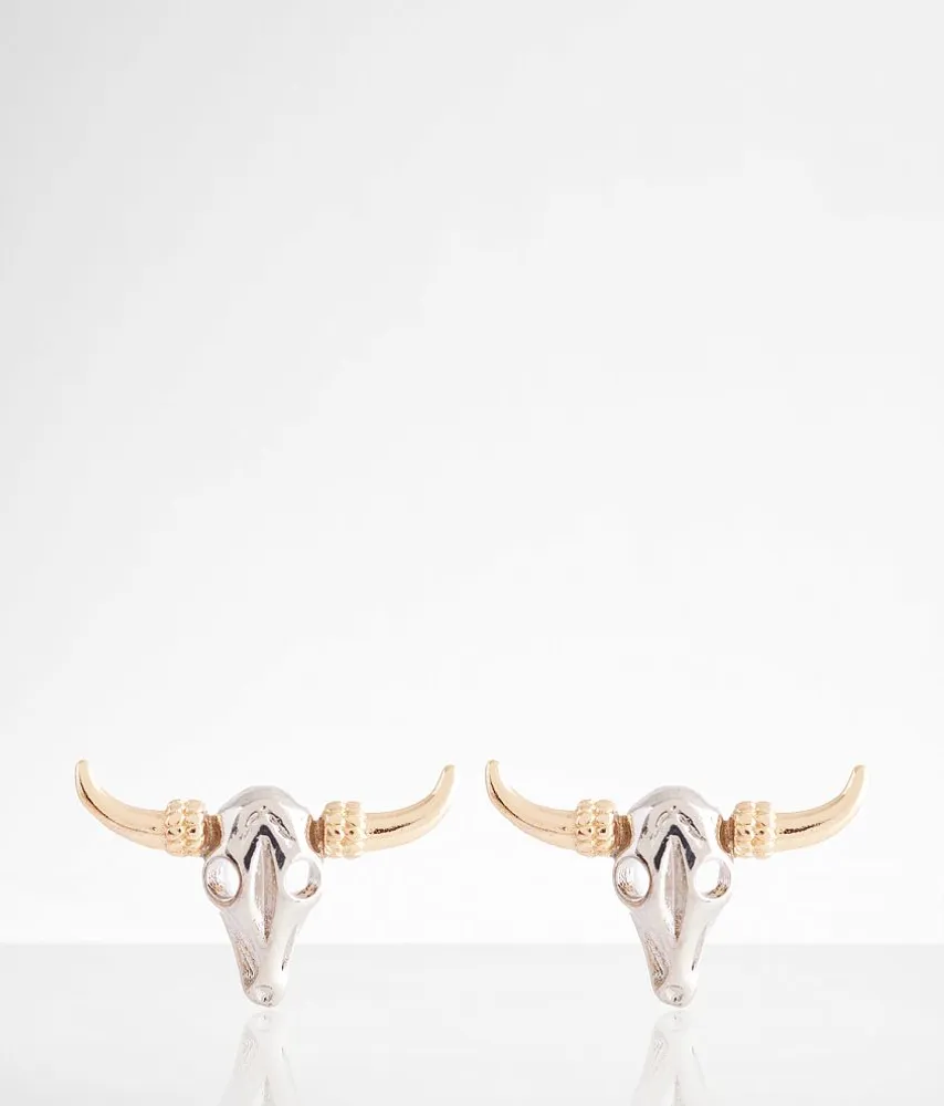 boutique by BKE Steer Head Earring