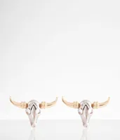 boutique by BKE Steer Head Earring